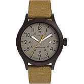 Timex Expedition Scout 40mm Men’s Analog Watch | Luminous Hands | Durable Comfortable Adjustable Strap | 24 Hour Time | Rugge