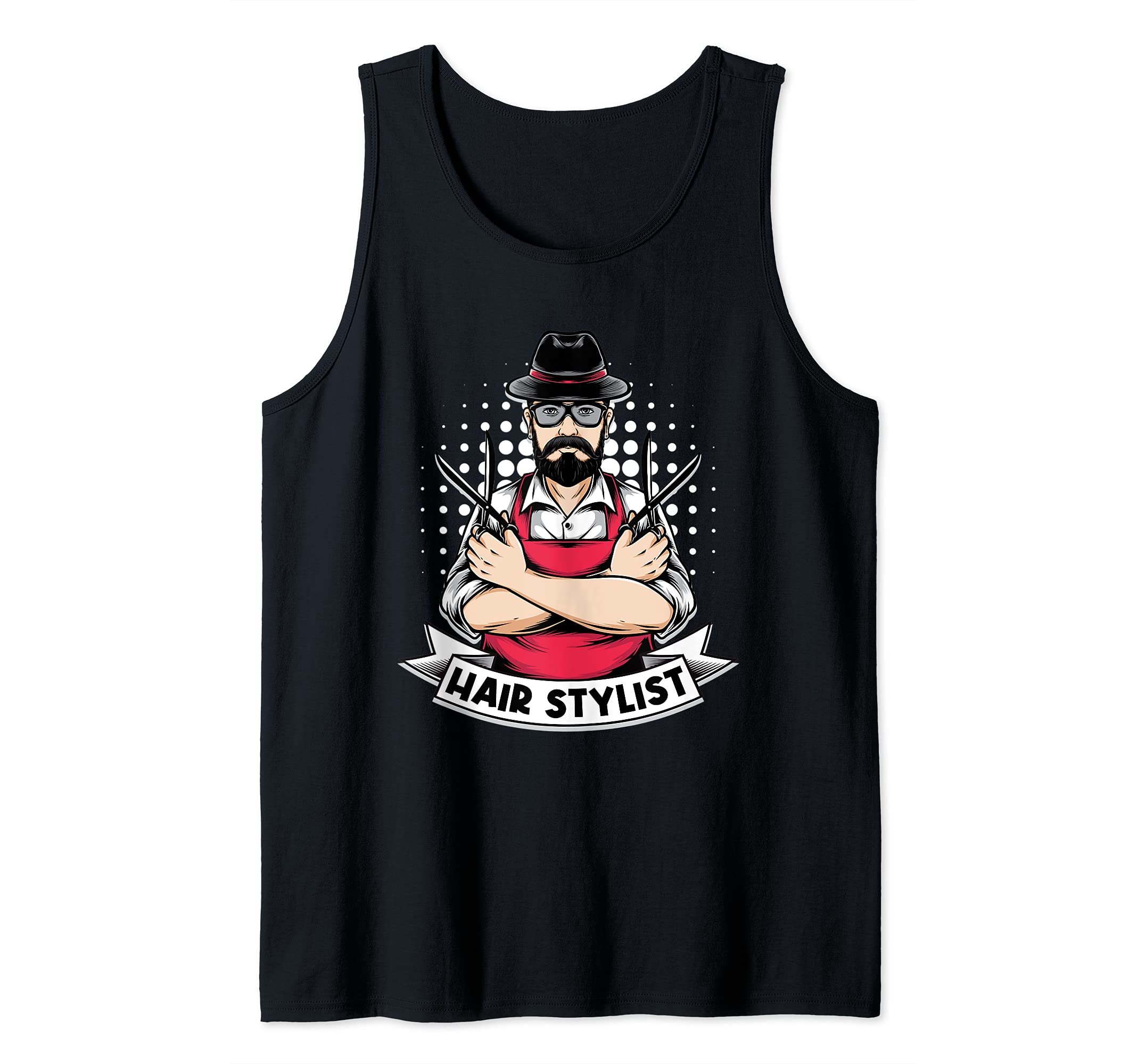 Hair Stylist Hair Stylist Scissors Esthetician Hairdresser Tank Top