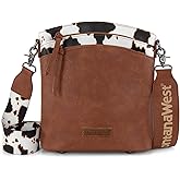 Montana West Double Compartments Cross Body Bag for Women with Adjustable Strap and Specialized Pocket