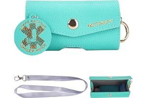 MGZNMTY Asthma Inhaler Case, Carrying and Travel Holder Case Compatible with Handy Inhaler for Adults and Kids (ONLY CASE) (Light Green)