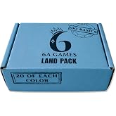 6AGames MTG 100 Land Pack: 20 of Each Basic Color - Compatible with Magic