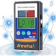 Newhai Upgraded Electrostatic Field Meter 0-22KV Handheld Electrostatic Tester Error Within 5% Portable Infrared Antistatic Field Detection Tester for Textile Fiber Paper Rubber Plastic