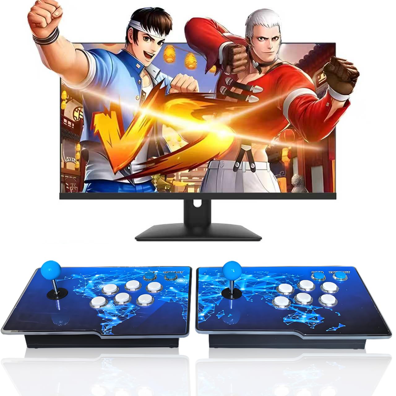 Photo 1 of 2026 Upgraded Arcade Console, Pandora Box, Built in 36,800 Games,PSP/DC/N64 Simulators,3D Game, 4K HDMI Output, Suitable for TV/PC/Projector, 256GB TF Card (Split)