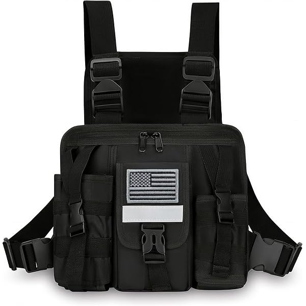 Amazon.com: Radio Shoulder Holster Chest Harness Holder Vest Rig