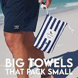Dock & Bay Beach Towel Cabana Cayman Khaki XL 200x90cm Quick Dry Sand Free view 6