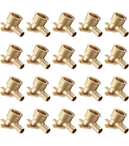 5-Pack Pex-A 3/4\" X 3/4\" Female NPT Adapter Fittings - Brass, Expansion Style F1960 11 thumbnail image