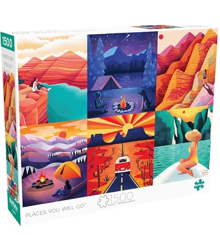 Buffalo Games Puzzle 'Rainbow River Rocks' – 1500 Teile, Kunst Von Josie Lewis, 97,8x67,3 Cm