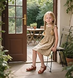 ESTINE Mary Jane Flats for Little Kids Toddler Baby