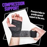 Inksafe Black Self Adherent Cohesive Bandages 5cm x 4.5m Box of 12 view 5