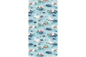 Otter on Pond Baby Crib Play Sheets for Boys Girls Soft Toddler Fitted Playard & Mini Crib Mattress 27in x 39in