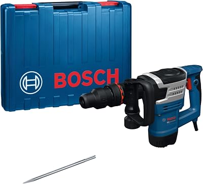 Bosch PRO Martello demolitore a filo GSH5MX (incl. scalpello appuntito SDS MAX da 280 mm, impugnatura dritta ausiliaria, valigetta)