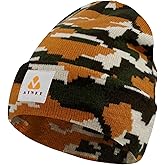 ATNKE Winter Knit Cuffed Beanies Hat Stretchy Soft Warm Daily Skull Cap Gifts for Men and Women