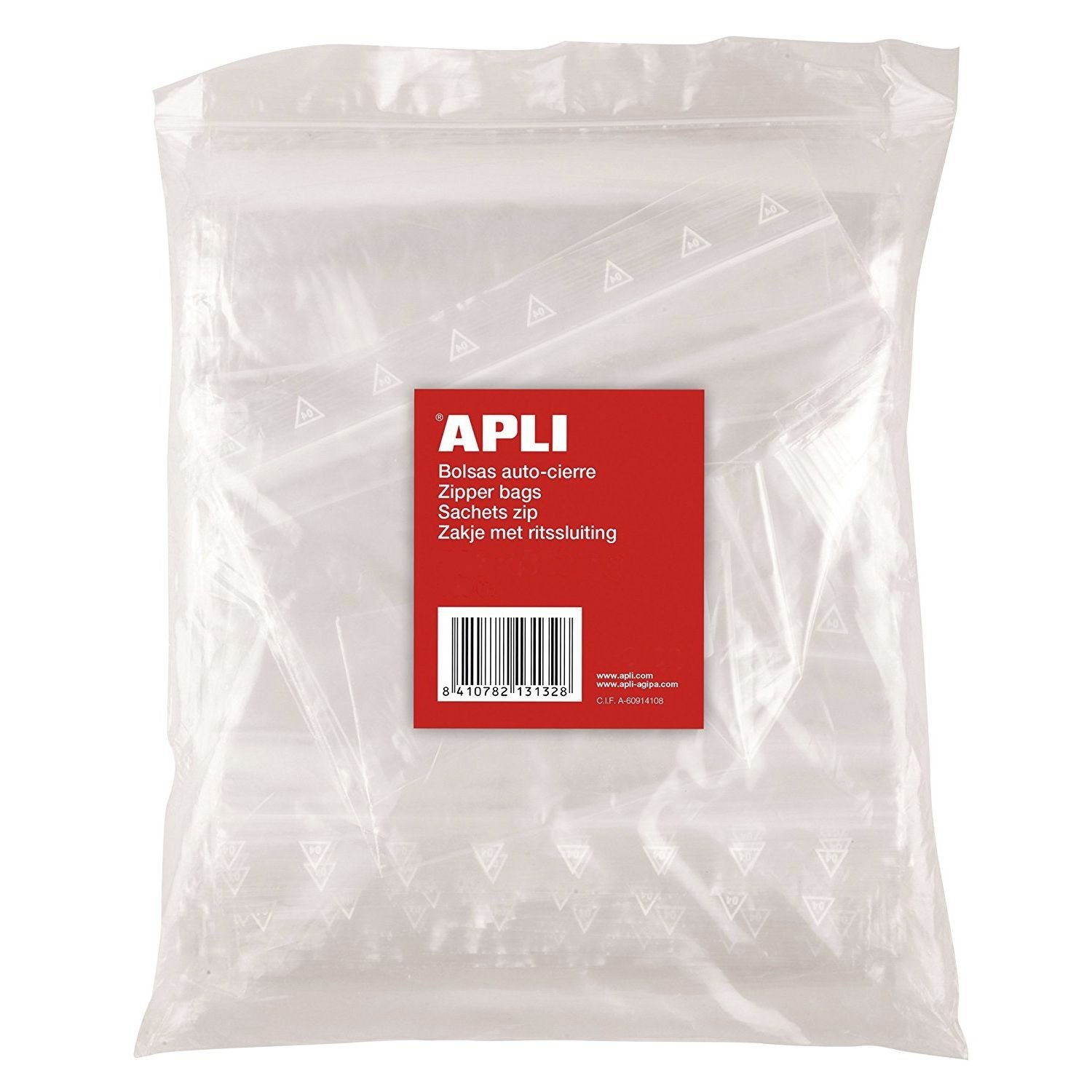 Resealable Plastic Bag 120 x 180 mm Pack of 100