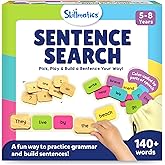 Skillmatics Sentence Search &ndash; Educational Board Game, Learning Toy for Kids | Sentence Building Activity, Creative Word Play, Screen-Free Fun, 120+ Tiles (1.3 x 1 Inches), Gift for Ages 5, 6, 7, 8