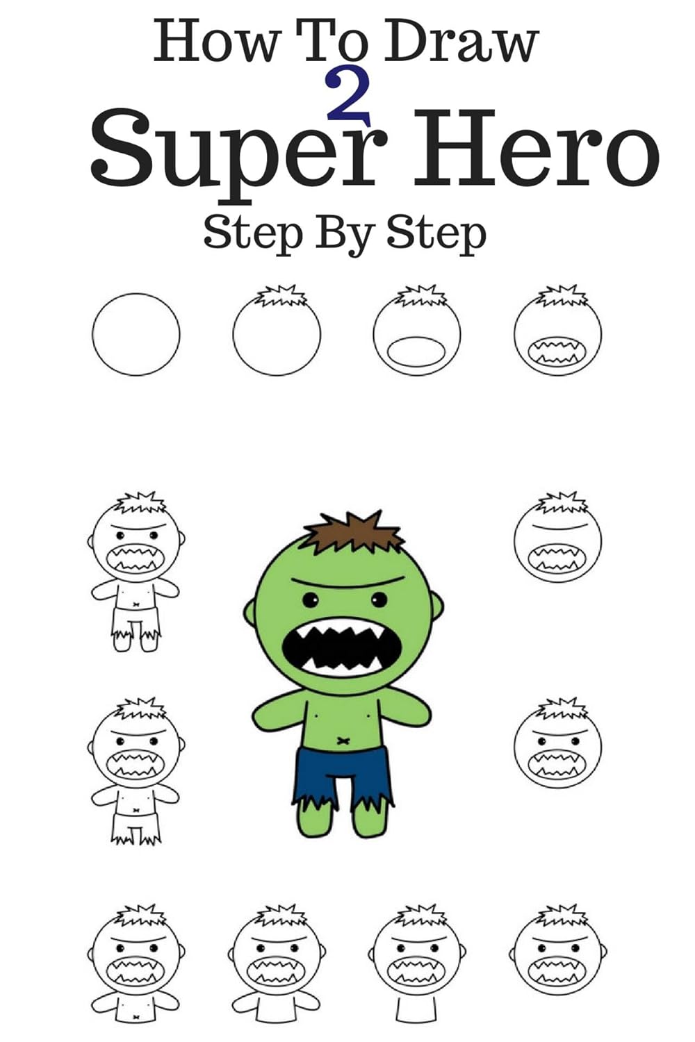 How To Draw Super Hero 6 Marvel Character Draw Step By Step The