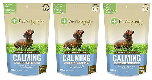 (3 PACK) CALMING FOR DOGS, NATURAL BEHAVIOR SUPPORT...