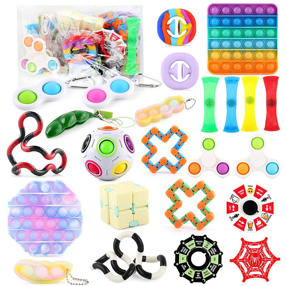 Buy Fidget Toys Pack, Fidget Box Cheap, Fidget Pack with Dimple/Tangle