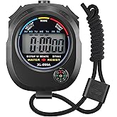 KingL Digital Stopwatch Timer - Interval Timer with Large Display.