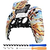 eXtremeRate Fire Phoenix Touchpad Front Top Shell Compatible with ps5 Controller BDM-010 020 030 040 050, DIY Replacement Shell Custom Touch Pad Cover Compatible with ps5 Controller