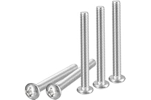 DTGN #12-24x2 Pan Head Machine Screws, 25Pcs 304 Stainless Steel, Phillips Drive, UNC Full Thread, Bright Finish, Screws Bolts Kit