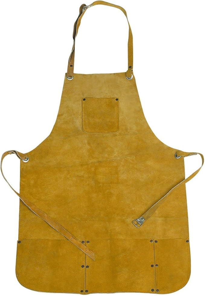 Harbor Freight Tools Split Leather Welding Apron Clothing