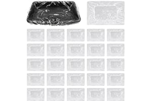 GFDOSO 50 Pcs Paint Tray Liners Disposable - 9 Inch Paint Roller Tray Liner Plastic Paint Tray Liners for House Painting Walls, Excluding Paint Trays