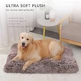 Jaspuriea Medium Dog Bed 75x50x7cm Calming Plush Mattress Anti-Slip Bottom view 2