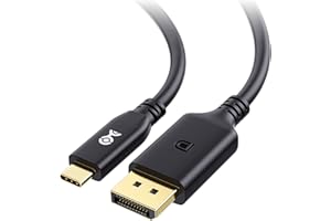 [VESA Certified] Cable Matters 40Gbps USB C to DisplayPort 2.1 Cable 2m/6.6ft, Supports DP40, 8K@120Hz / 4K@480Hz (Thunderbol