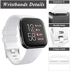 AK Sports Bands Compatible for Fitbit Versa, Soft