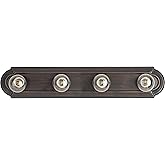 Maxim Essentials-4 Light Bath Vanity in style-24 Inches Wide by 4.75 inches high-Oil Rubbed Bronze Finish