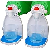 2 Pack Laundry Detergent Cup Holder Fabric Softener Drip Cup Holders Drip Catcher Tray with Fixing Screw Detergent Drip Catch