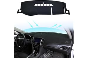 PARTSABLE Dash Cover Mat for Chevy Chevrolet Silverado LTZ Tahoe Avalanche Suburban 2007-2013 Dashboard Cover for GMC Yukon Sierra SLT 2007-2013 Dash Board Protector Mat Interior Accessories