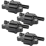 ROADFAR Pack of 4 Ignition Coils Fit for Bu-ick for GM-C for C-adillac Chev-y 2005-2016 Equivalent with OE: UF413 C1511
