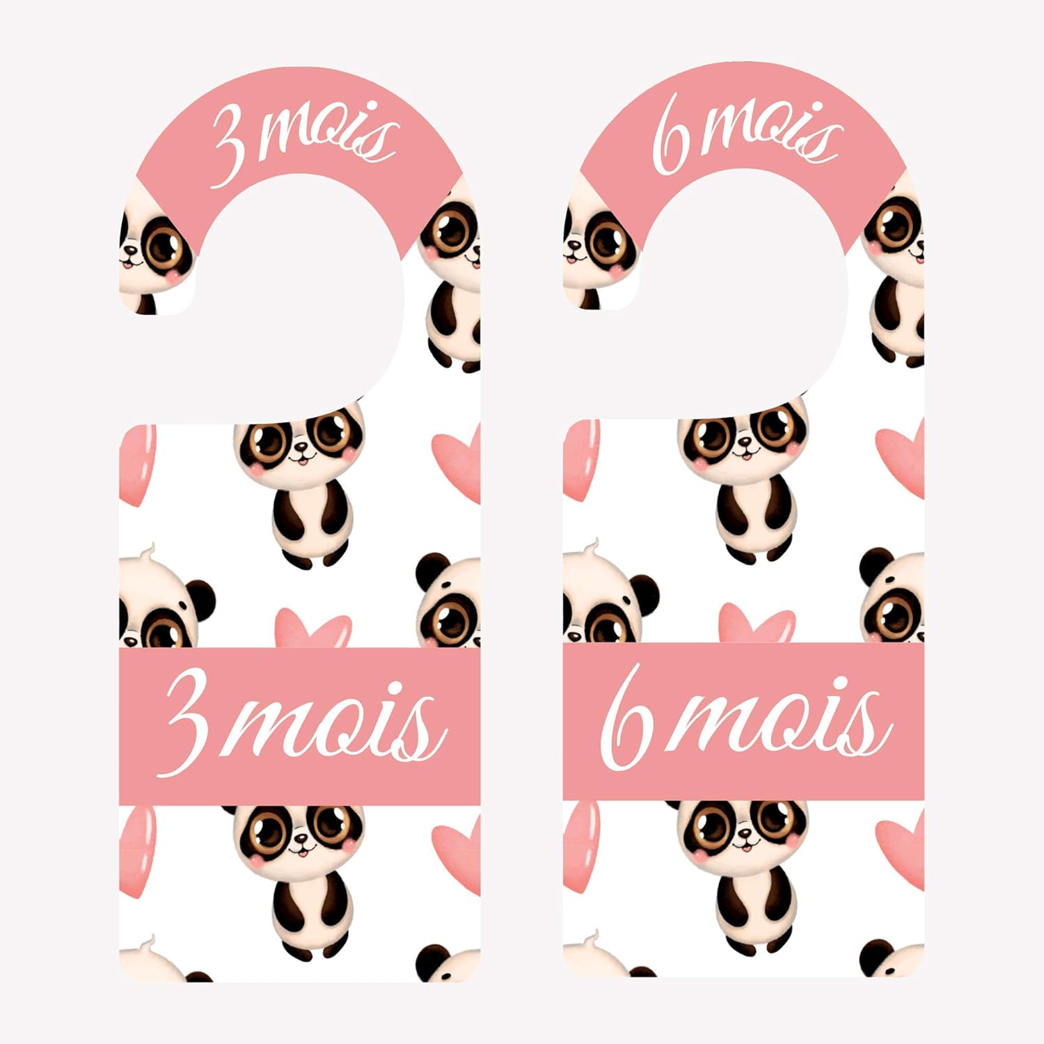 Fournitures De Bureau Produits Handmade Separateur De Penderie De Bebe Theme Panda 9 Diviseurs De Vetement Plus 9 Etiquettes Penderie Tiroirs Cadeau De Naissance Baby Shower Organisateur De Garde Robe Pour Bebe