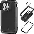 SmallRig Mobile Video Cage for iPhone 16 Pro Max, Phone Cage with Case with T-Mount Lens Backplate, Support for MagSafe, Quick Release Phone Video Rig for Videography Video Recording Vlog - 4827