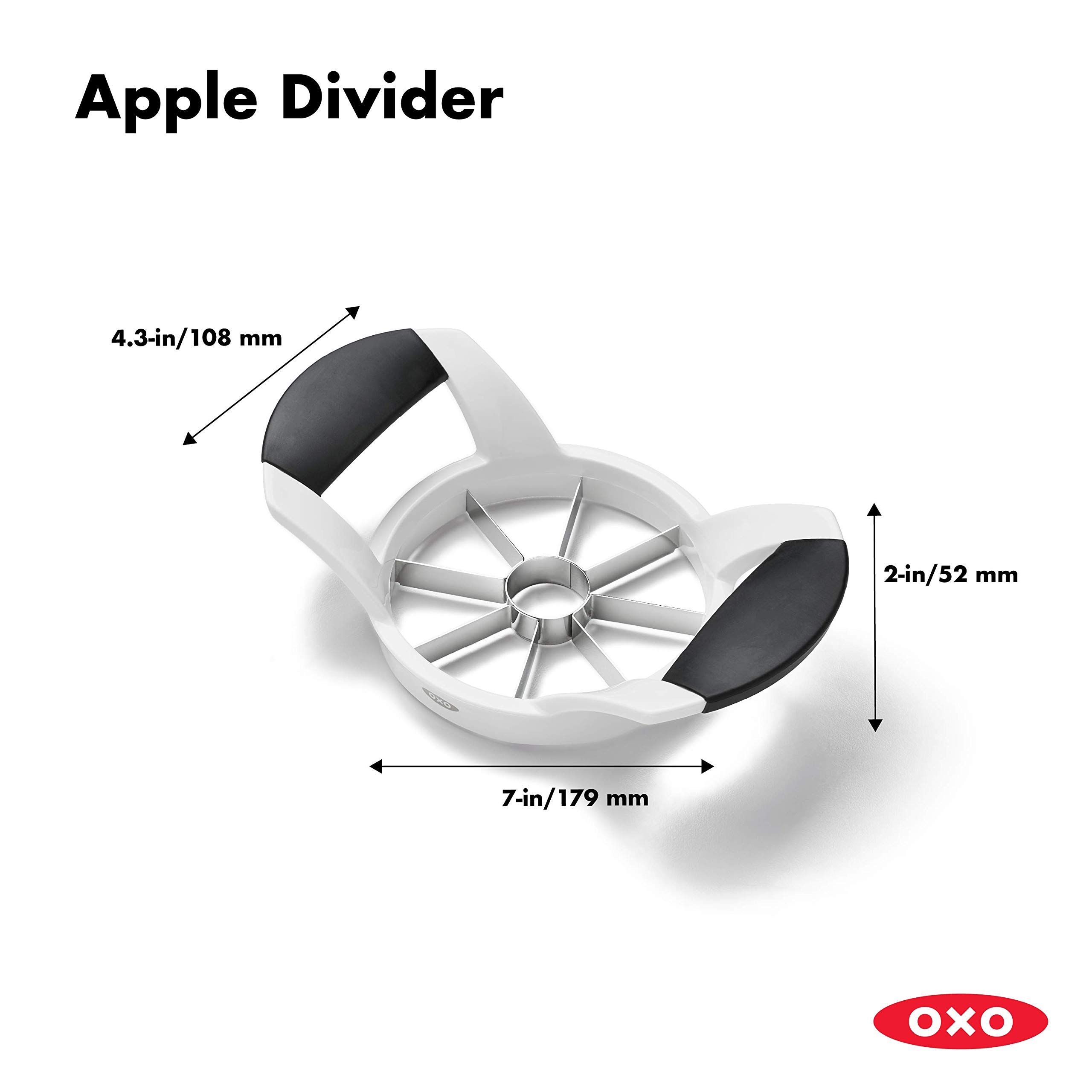 OXO Good Grips Apple Slicer, Corer and Divider,White Pricepulse