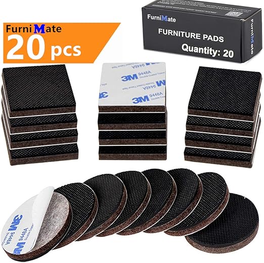 Non Slip Furniture Pads 20 Pieces 2 Anti Skid Furniture Pads
