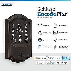 Schlage BE499WB CAM 716 Encode Plus WiFi Deadbolt