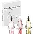 LOVE MEI Replacement Pencil Tips for Apple Pencil Pro,IPencil Tips fit for Apple 2nd 1st Gen USB-C,and Logitech Crayon Digital Pencil,Needle Pencil Tips with Case,IPad Pro Pencil Tips Sets Pink
