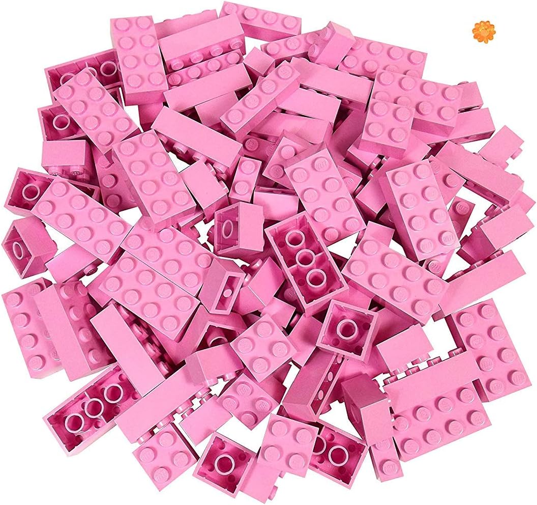 pink lego bricks