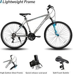 Hiland Women 26 Inch Mountain Bike, Mens and Womens