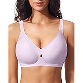 SINFLA Womens Wireless Bra No Underwire Comfort Seamless Bras Buttery Soft Bralette Full Coverage Everyday Bra
