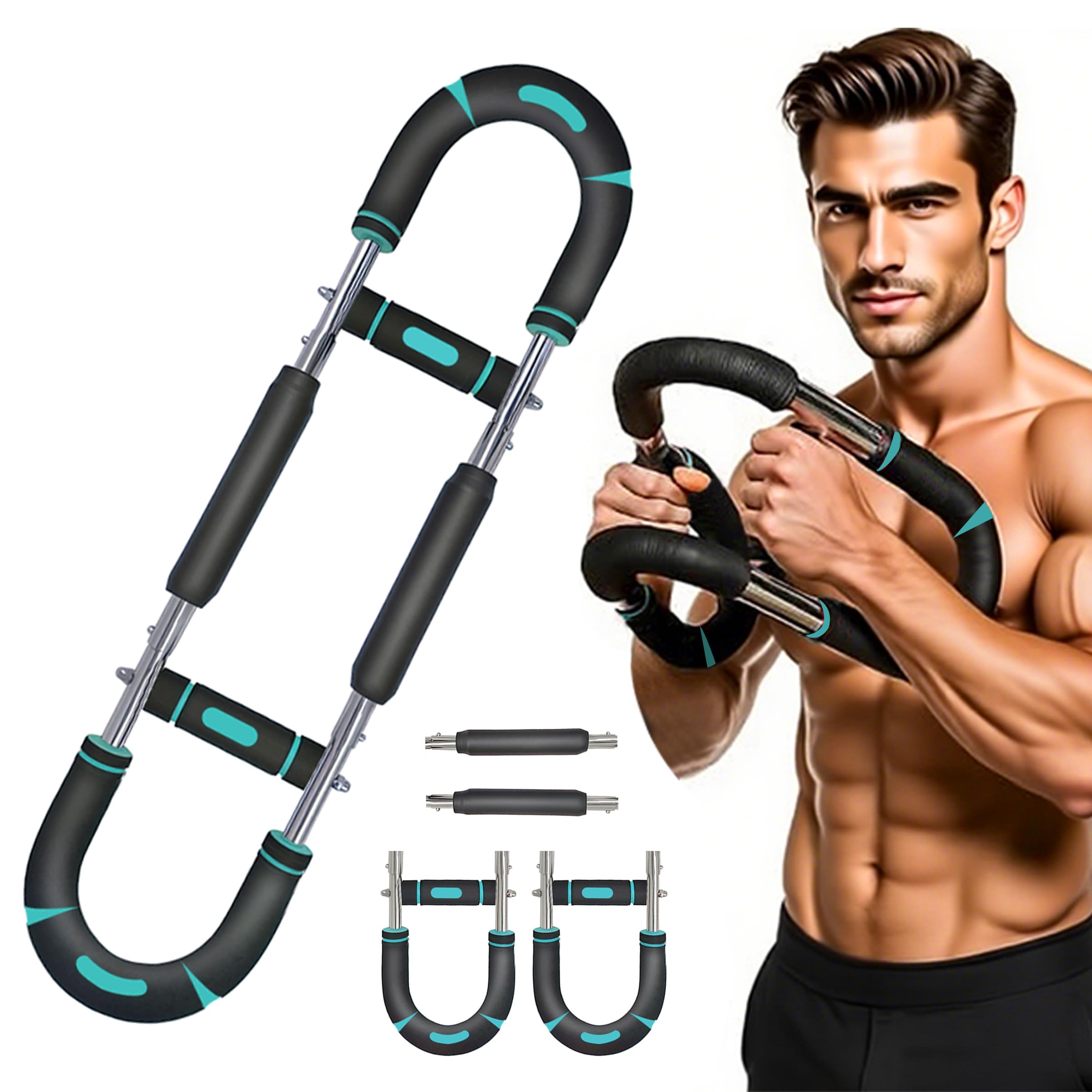 Photo 1 of 2025 Pro Arm Trainer for Men, Chest Workout Equipment, Twister Arm Trainer for Men,Portable Detachable 3 Resistance Levels Compact Arm Workout Equipment for Home & Gym