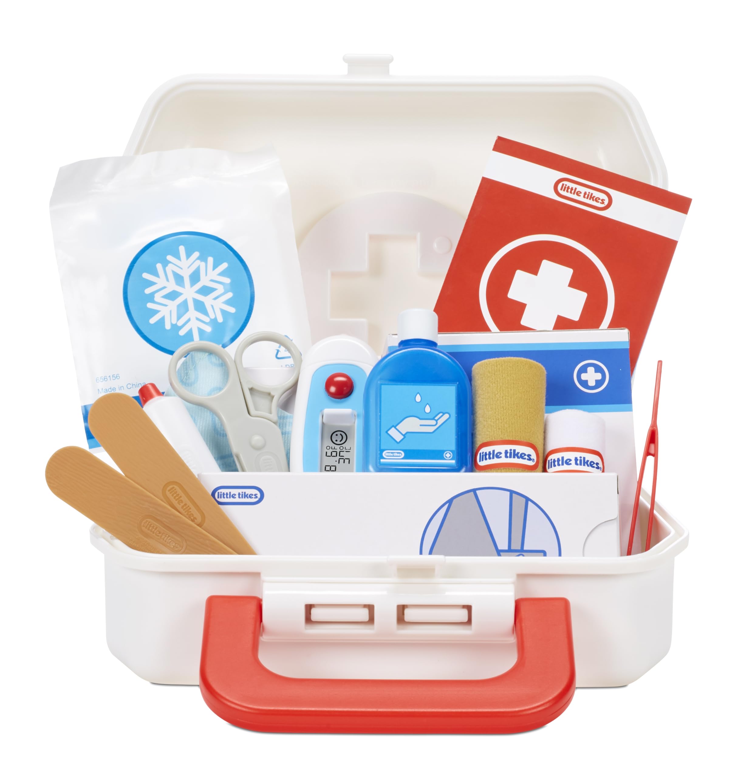 Little Tikes First Aid Kit - Realistic Doctor Role Playing Set - Ages 3plus Years - Play and Learn - Interactive Toy for Kids - Includes Mask, Sling, Booklet, Accessories and More