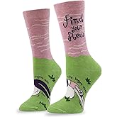 HUMAN FEELINGS Funny Socks for Women Novelty Mom Dress Womens Sock Funny Gift