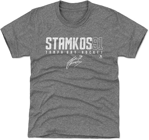 Amazon.com : 500 LEVEL Steven Stamkos Tampa Bay Hockey Kids Shirt - Steven Stamkos Stamkos91 