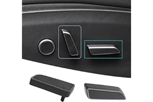 Betherioa 1Pair Seat Adjustment Button Compatible with Tesla Model 3/Y 2021 2022 2023 2024, Seat Adjustment Button Cover Replacement, Replaces Part 1098842-00-D, 1098843-00-E