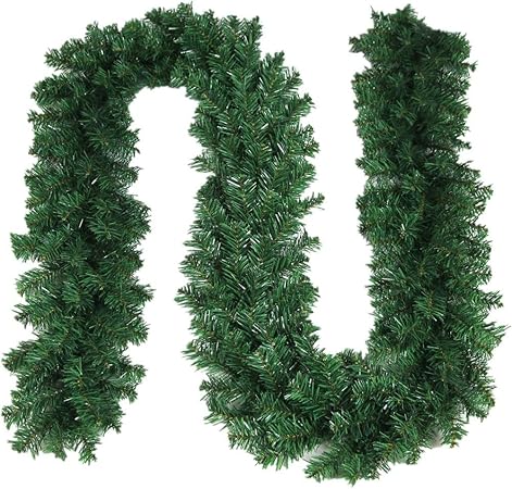 Albero Di Natale Amazon.Jnseaol Ghirlande Corone 2 7m Scale Camino Finestra Albero Di Natale Ufficio Centro Commerciale Decorazione Regalo Vacanza Crittografia Amazon It Casa E Cucina