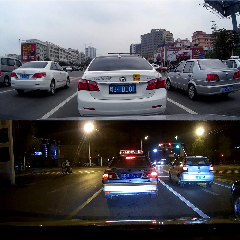 MERRiLL Dash Cam for Car 150° Wide Angle 12 Megapixel 1080P 2.7 inch with Parking Monitor, Night Vision, Loop Recording, G-sensor, 32G SD Card