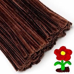 Eppingwin 200pcs Pipe Cleaners, Dark Coffee Pipe